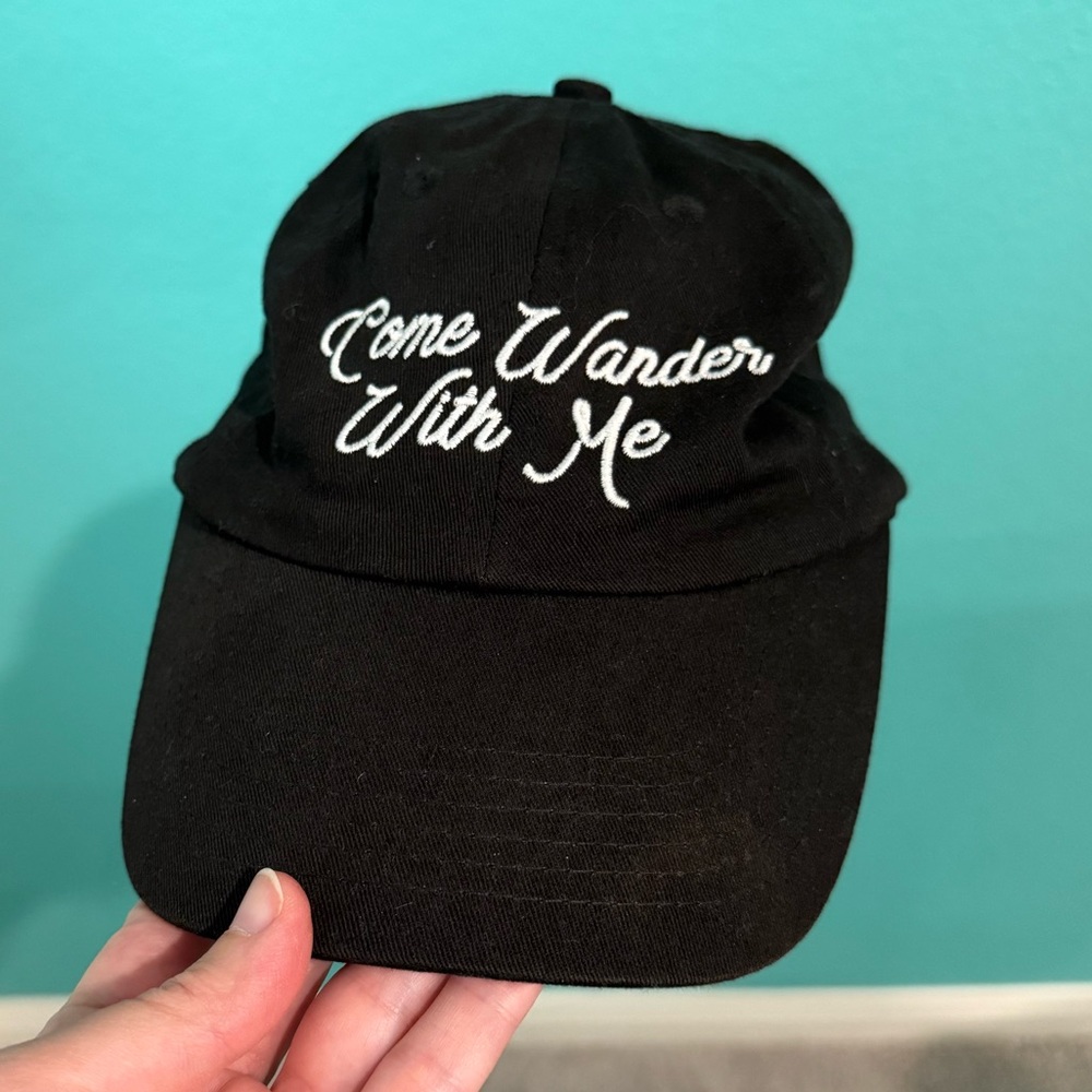 Adjustable Baseball Cap “Come Wander With Me”